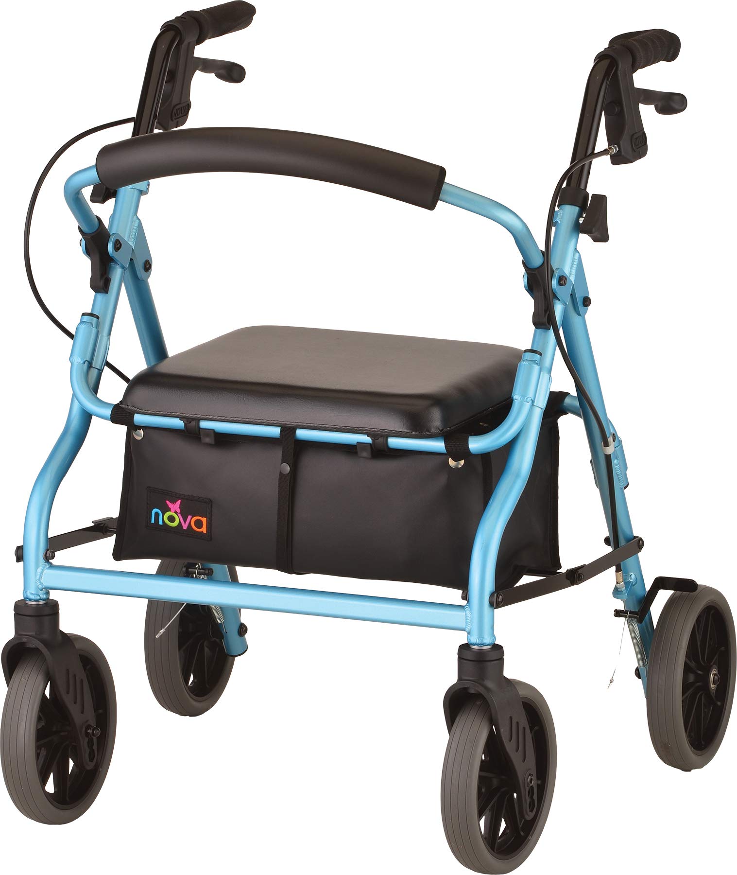 Amazon.com: NOVA Zoom 18 Rollator Walker for Seniors, Rolling